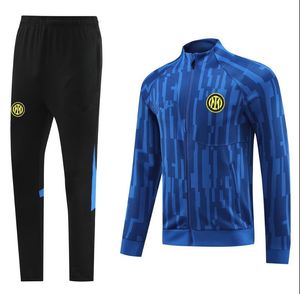 Lukaku Soccer Tracksuits 23 24 Inter Barella Vidal Lautaro Eriksen Alexis Correa uniformer Fotbollsskjorta 2023 20243 Milano Turkey Jackor Training Training