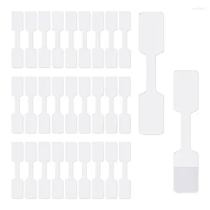 Jewelry Pouches 500Pcs Blank Price Tags Stickers Label For Necklace Earring Identify Rectangle