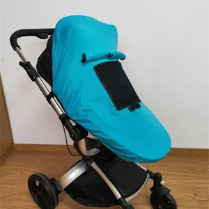 Kinderwagen Teile Baby Wasserdichte Solar Segel Atmungsaktive Starry Sky Tuch Zubehör Doppelseitige Sonnenschirm Für 3 Farben