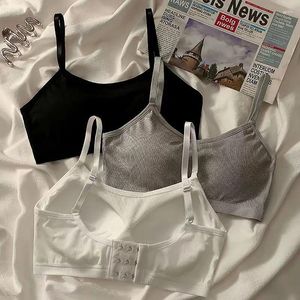 Camisoles tanques sem costura sutiã sutiãs para mulher copo completo respirável bralette fio livre sutiã de sono tubo superior