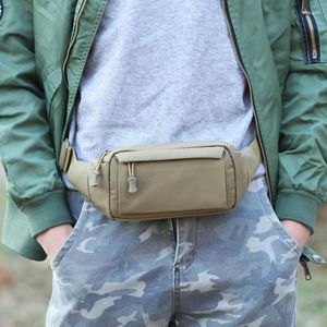 Marsupi Borsa tattica da uomo Borsa casual Borsa da marsupio Borsa da cintura per telefono grande Borsa da viaggio militare da viaggio in tela Banana