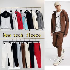 Tuta da uomo di design in pile tecnico Pantalone con cappuccio Abbigliamento sportivo da donna per uomo Tuta da uomo Camo Jogger Tute dal taglio dritto Giacche e pantaloni della tuta Joggers