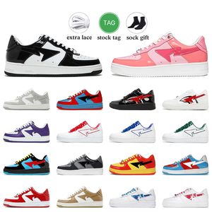 bapesta Designer Casual Shoes bapestas Patent Leather Black Sk8 Star Camo Pink Green Red【code ：L】Platform Sneakers Camouflage JJJ Jound Trainers