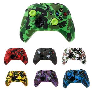 Xbox One Game Controller Case Gamepad Awysticks Cases Cases ComoUflage Silicone Gamepads Cover for Xbox One/XS Controllers DHL Fast