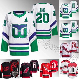 Hockey Canes 20 Sebastian Aho Jerseys Jesperi Kotkaniemi Martin Necas Frederik Andersen Brent Burns Staal Andrei Svechnikov Teuvo Teravainen Seth Jarvis Skjei Man