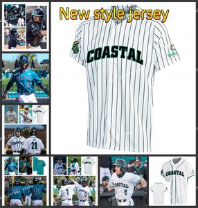 Graham Brown Derek Bender Coastal Carolina Maglia da baseball Payton Eeles Custom Mens Youth Caden Bodine Nick Lucky Chad Born Coastal Carolina Chanticleers Maglie