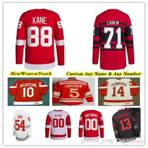 71 Dylan Larkin Detroit Hockey Jersey Custom Red Wing 88 Kane 93 DeBrincat 53 Moritz Seider 38 Robert Hagg 14 Robby Fabbri 11 Filip Zadina Jerseys