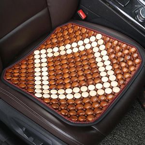 Car Seat Covers Natural Maple Wood Bead Cushion Massage Breathable Cool Environmental Mat For Office