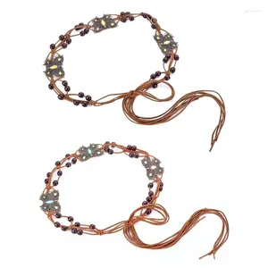 Gürtel Schmetterlingskette Gürtelrock für Frauen Perlen Taille Boho