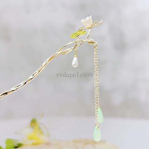 Vintage Bell Orchid Flower Hair Sticks for Women Girls Female Metal Hairpin Hair Clip Wedding Hair Jewelry Accessories