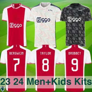 23/24 Lancers Jerseys Kits -Bergwijn, Brobbey Editions. 홈, 멀리, 세 번째 키트, 키즈 컬렉션을위한 열렬한 팬을위한 프리미엄 디자인. 다양한 크기 사용자 정의 옵션