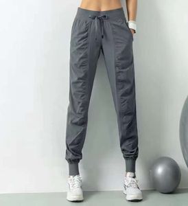 LL Damen-Trainingsanzüge, Damen-Yoga-Jogginghose, lockere Jogginghose, Fitness, Sport, Jogger, Laufen, Stretch, Abnehmen, Füße, Schweiß, 222