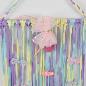Storage Bags Baby Girls Hair Bow Holder Long Hanger Clips Organizer Small Bag