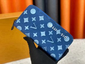 Designer plånböcker mäns vertikala dragkedja handväska korthållare hållbar duk multi öppningsficka fack lätt och lös kortändring m62295/n63095/63548