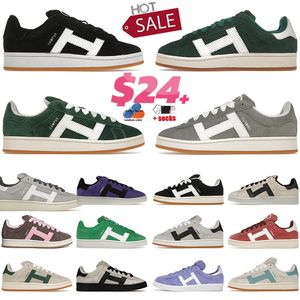 Luxury Designer Shoes 00s Suede Sneakers Grey Black Dark Green Cloud Wonder White Core Black Pink Strata Semi Lucid Blue Men Women Trainer Casual Shoe