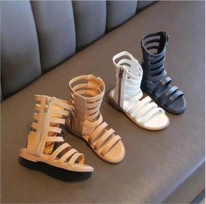 Римские сандалии, летние детские сандалии с открытым носком для девочек, нескользящая обувь, 3 цвета74902029942481