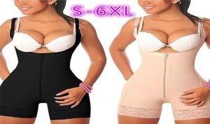 Fajas Colombianas Sexy Full Body Shaper Mulheres Plus Size Controle de Barriga Underbust Espartilho Moda Clássica Shapewear Bodysuit 2112299282117