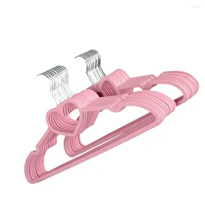 Grucce 10/15/20PCS Appendiabiti Durevole ABS Modello a Cuore Cappotto per Bambini Adulti Abbigliamento Appendere Forniture (Rosa)