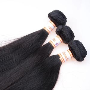 Wątwa brazylijskie włosy wątwa peruwiańskie dziewicze włosy proste 100% nieprzetworzone dziewicze Remy Human Hair Hair Cambodian Tkaving Bundles Tanie 4PCS RAW