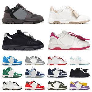 Top Quality Out Of Office Men Women Designer Shoes Offes White Light Blue Black White Red Purple Yellow Pink Luxury Sneakers Mens Shoes Trainers