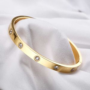 Дизайнерский браслет с винтом, модные роскошные ювелирные изделия, оригинальный модный браслет из 18-каратного золота с бриллиантами для женщин и мужчин, браслеты для ногтей, серебряный ювелирный браслет IYT4