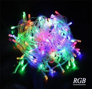 ship 1pcs 10M 20M30M50M60M 100200300500600ledString Fairy lights RedBluewhite Colorfull Wedding lights Twinkle lig7829503