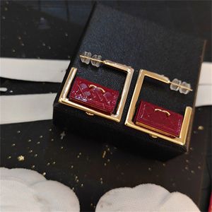 Brincos de carta de luxo premium charme moda designer brincos 18k banhado a ouro jóias finas clássico logotipo sênior ccity presente 345634