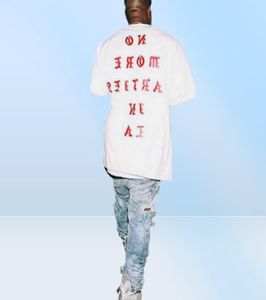 Life of Pablo Losangeles Season White T Shirt Men No More Parties In Summer Male T Shirt S-3XL6965652