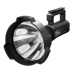 Super Bright 30000lm LED -laddningsbar 70.2 Big Head Searchlight Handhållen ficklampa Arbetsljus Spotlight LOORTLING 40W TORCH LANTERN2159382