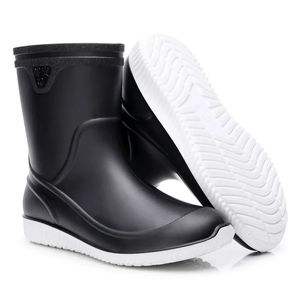 Męskie buty gumowe wodoodporne buty deszczowe rybołówstwo mąż galoshes man kuchenny buty odporne na olej bez poślizgu Rainboots Footwear 240102