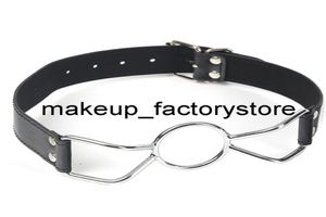 Massage Leather Sex Toys Ring Gag Flirting Open Mouth With Oring under Sexual Bondage BDSM Rollplay och Erotic Play för vuxna för C8084156