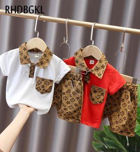 2pcs Boys Summer Clothes Sets Children Fashion Shirts Shorts Outfits for Baby Boy Toddler Tracksuits 05 Years Boy Clothing Set7294176