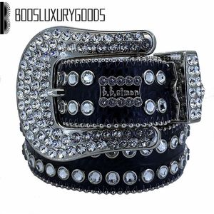 2023 Designer Belt Bb Simon Belts for Men Women Shiny diamond belt black white gold color boosluxurygoods226x