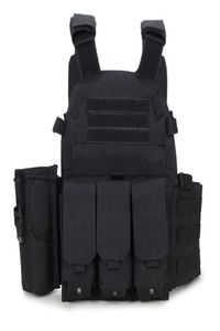 Tactical 6094 Molle Vest Combat Body Armor Vest Army Paintball Wargame Plate Carrier Hunting Accessories3282077