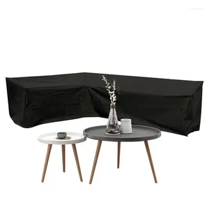 Capas de cadeira Sofá para sofá secional Stretch Slipcovers L Shape Capa impermeável à prova de rasgo 210D Oxford Cloth Table