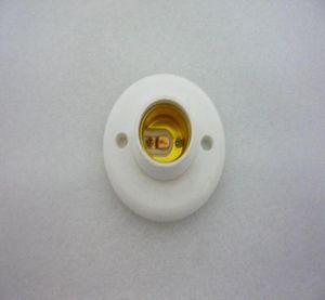 MOQ10 E27 Skruvtyp Baslamphållaruttag för lampor BULB SPOTLIGHT CFL HALOGEN LIGHTING 220V RUND DROP Ship5973752