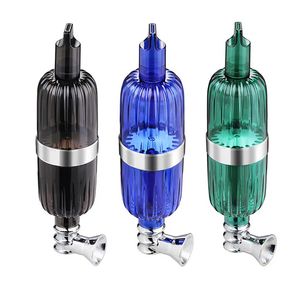 Original LTQ Vapor Water Pipe Hookahs Rökningstillbehör Tobak Torra ört Dabber Rigg med metallskål oljebrännare Handrör Bongs