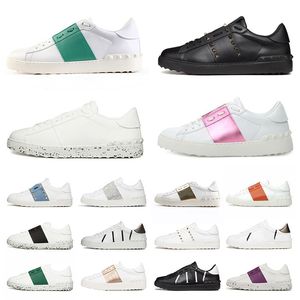 Nuovo arrivo Valentinity Open Sneaker Designer Scarpe Uomo Donna Nero Bianco Rosso Famose Parigi Scarpe da ginnastica traspiranti in pelle Scarpe da uomo di grandi dimensioni Scarpe da ginnastica sportive