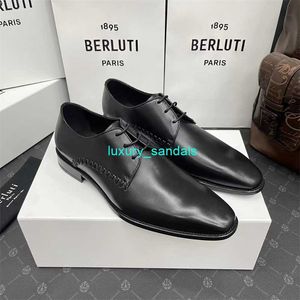 Berluti Męska sukienka buty skórzane Oxfords Buty Berluti Men's Class