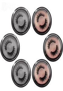 Top Quality 1Pairs Package Natural False Eyelashes Handmade Mink Hair False Eyelashes Soft Reusable Mink Fur Lashes Eyelashes1625285