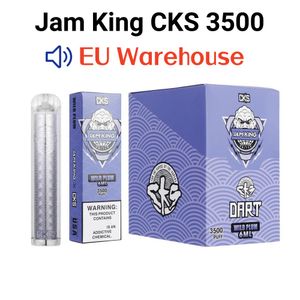 Jam King CKS 3500 Puff Vape, abschaltbar, EU-Lager auf Lager, Einweg-Vape-Stift, USB-C-Ladenetzspule, Lost Mary Vape Puff 2800, 6 ml, vorgefüllt, 650 mAh, wiederaufladbar