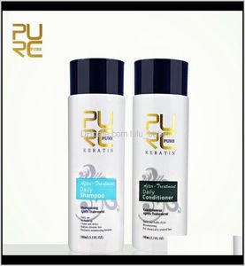 Purc Tägliche Haarshampoos und Spülung zum Glätten, Glätten, Reparieren, weibliche und männliche Haarpflege, 2-teiliges Set, 200 ml, Vulgr Shampoo, cond5027321