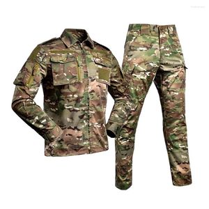 Männer Trainingsanzüge Militär Uniform Camouflage Armee Combat Shirt Uniforme Militar Taktische Anzug Kleidung CS Softair Männer Arbeits Kleidung Mit