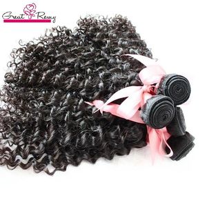 Wefts SALE Deep Curly Wave Bundles Hair Weft Weave 100% Brazilian Peruvian Malaysian Indian Virgin Unprocessed Remy Human Hair Extension