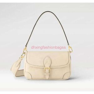 Diane Bag Högkvalitet Satchel 9A med Jacquard Crossbody Strap Prossed Leather Shoulder Bags Vintage Cross Body Women Tote Messenger Handväskor Plånbok