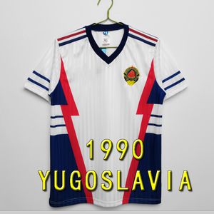 90 Yugoslavia retro STOJKOVIC soccer jerseys JOKANOVIC Mijatovic JUGOVIC MIHAJLOVIC MILOSEVIC SAVICEVIC PROSINECKI 1990 classic vintage football shirt
