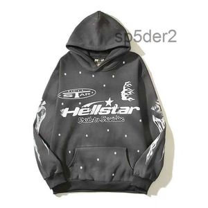 Hoodies Designer Hoodie Spider Mens Boys Cool New Product Sky Blue Pure Cotton Sweater Hellstar Fashion Stand Collar E91m Tlut