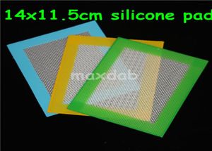 tools 100pcs Silicone Wax Mats Square sheets pads mat barrel drum 26ml silicon oil container dabber tool for glass bong nector9015728