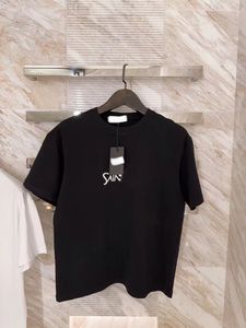 23SS Limited Edition Designer T Shirt Women Men YS koszule Wysokiej jakości złotą cebulę Drukowane workowate z krótkim rękawem w masie rozmiar wybuchowy 458