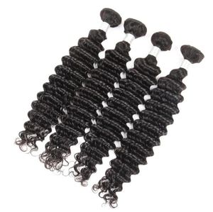 Ishow 12a Deep Wave Raw Human Hair Extensions Weft 34 Bundles Kinky Curly Body Brazilian Peruian Peruian Malaysian Indian Hair Weave for5452062